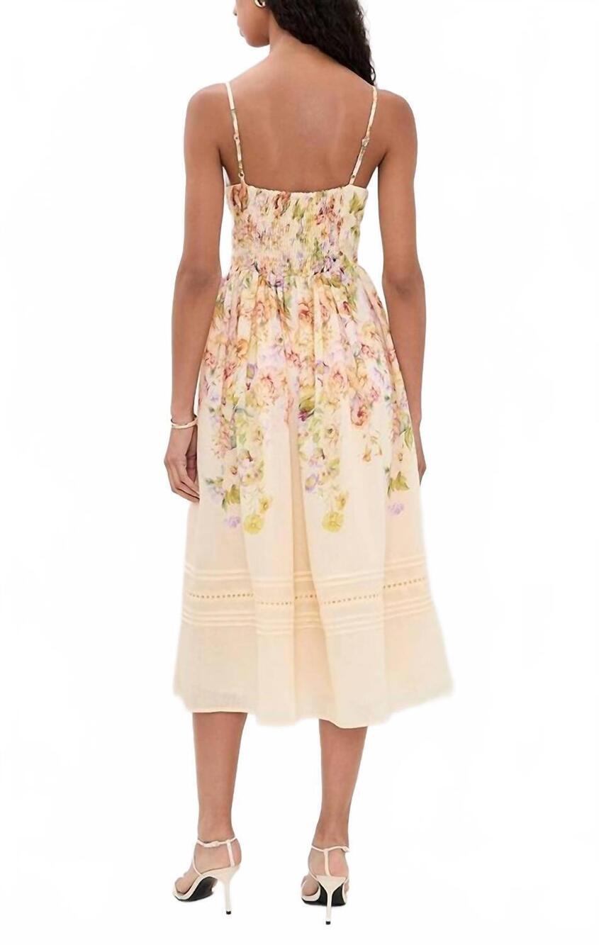 NEW EN SAISON kacey midi dress in ivory floral multi - Picture 5 of 5